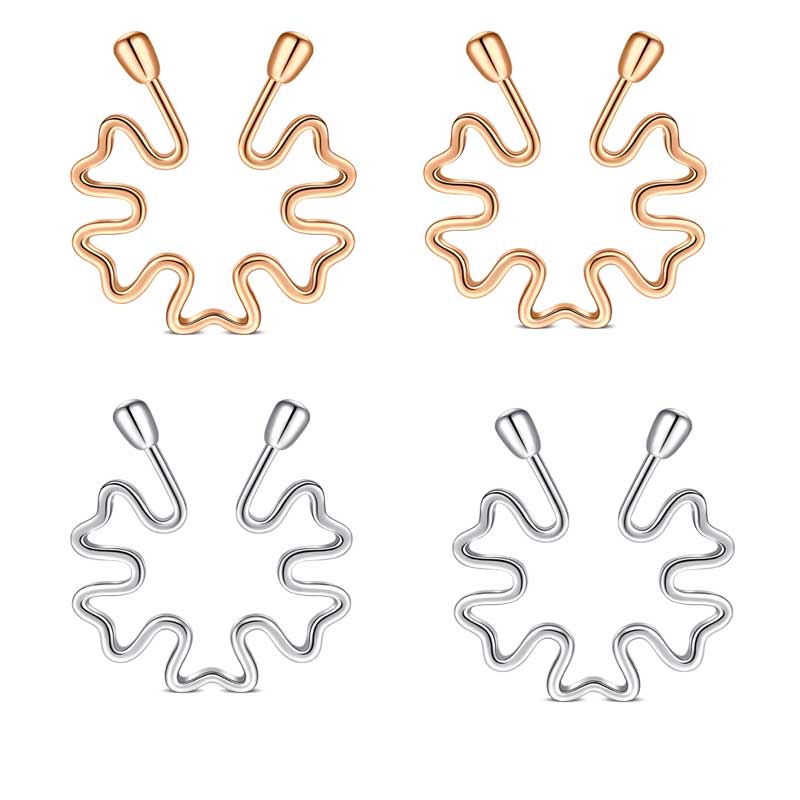 Fake Nipplerings Barbell Jewellery for women men with butterfly design