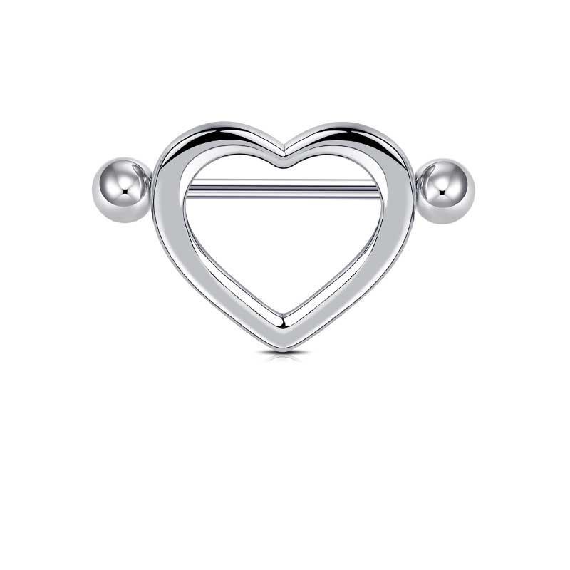 Silver 16mm Nipple Shield Ring