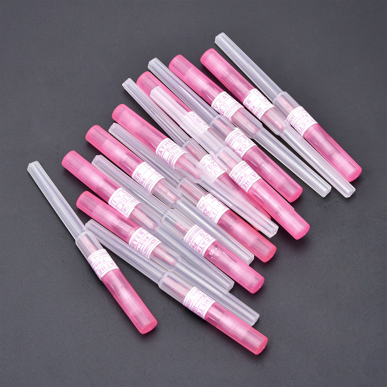 15PCS Mixed Catheter Piercing Needles,14G 16 18G 20G 22G Disposable Stainless Steel Needles Piercing for Belly Navel Lip Eyebrow Navel Earrings Piercing