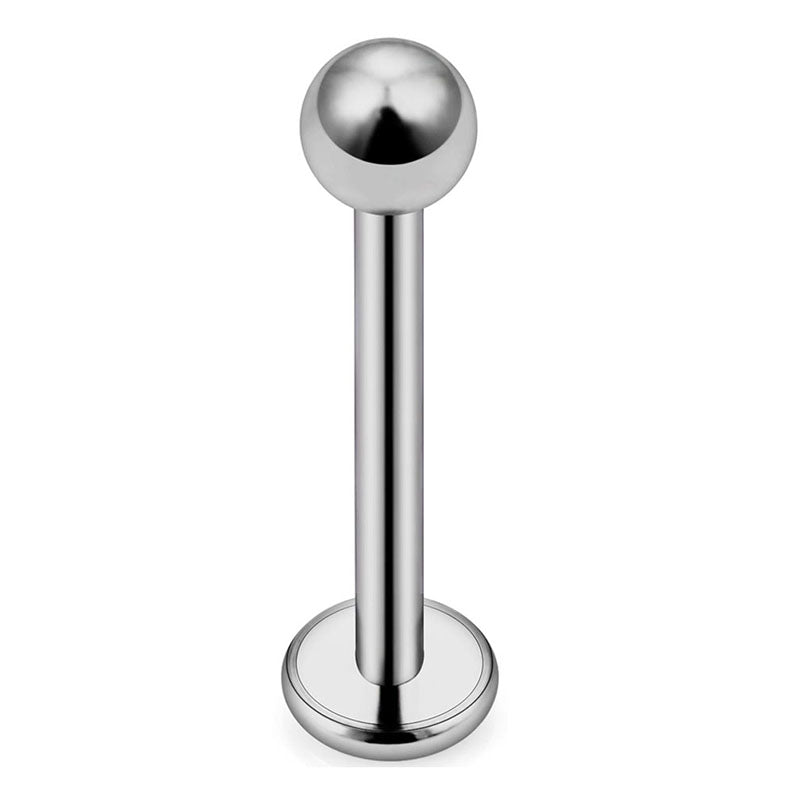 Titanium Ball Lip Stud 16G 12mm