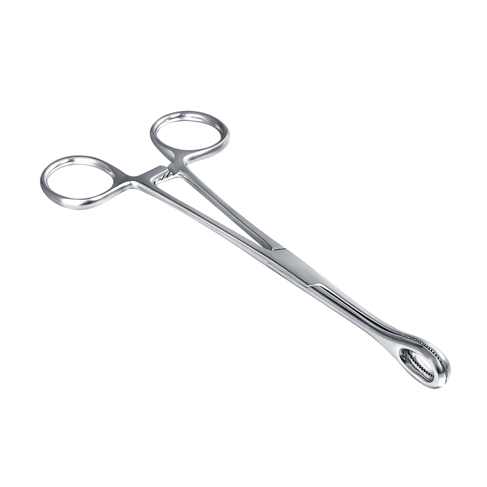 Foerster Sponge Forceps, Piercing Clamps, 7' Large Foerster Open Round Clamp Pliers Body Piercing Forceps for Navel Piercing Belly Ear Tongue Septum Lip Piercing