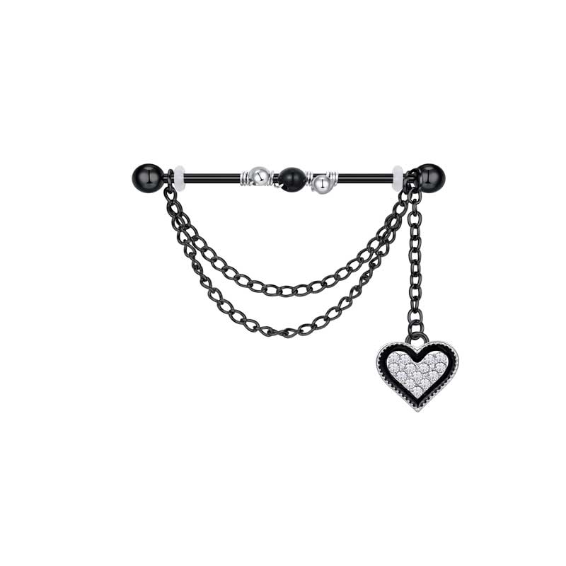 38mm with heart dangle