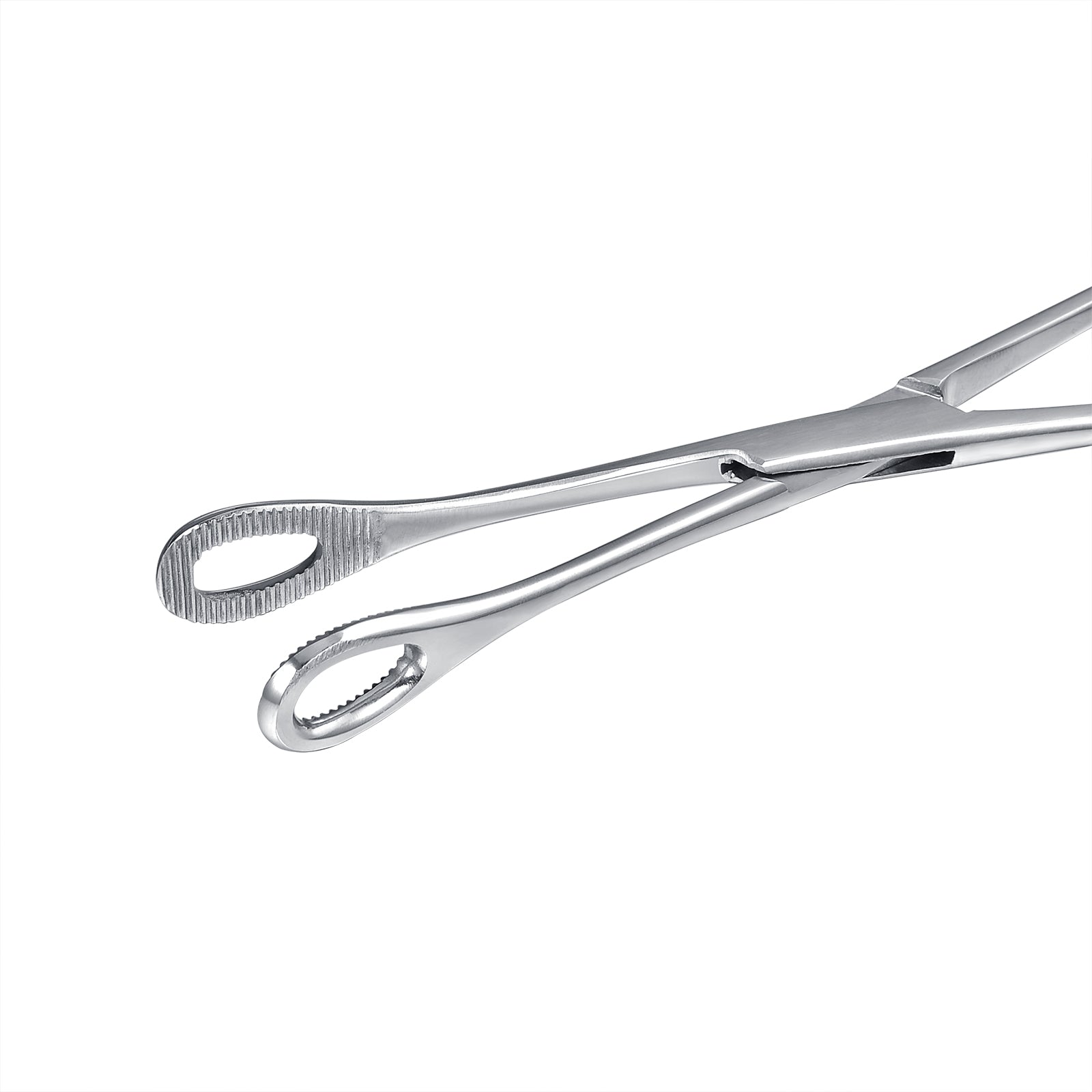 Foerster Sponge Forceps, Piercing Clamps, 7' Large Foerster Open Round Clamp Pliers Body Piercing Forceps for Navel Piercing Belly Ear Tongue Septum Lip Piercing