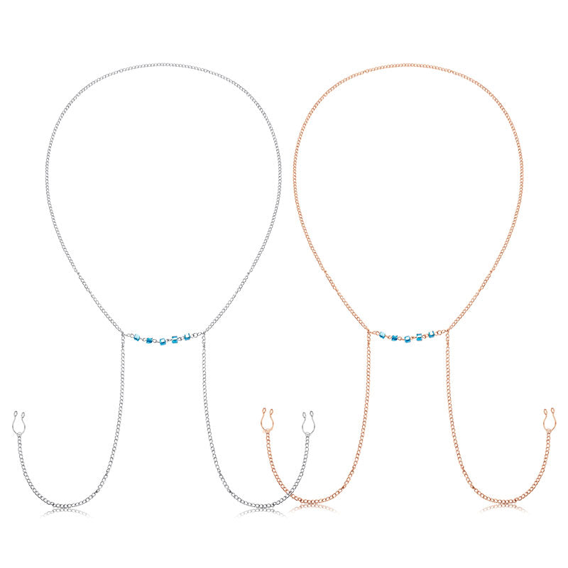 Fake Nipple Bar Barbell Piercing Jewelry Women Men 16mm