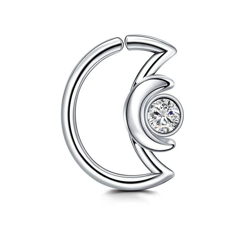 Daith Earring 10mm Silver