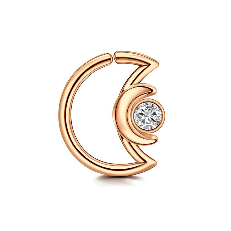 Daith Earring 10mm Rosegold