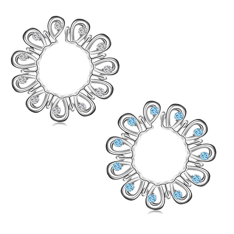Fake Nipple Rings Piercing Diamond for Women Men with flower diamond