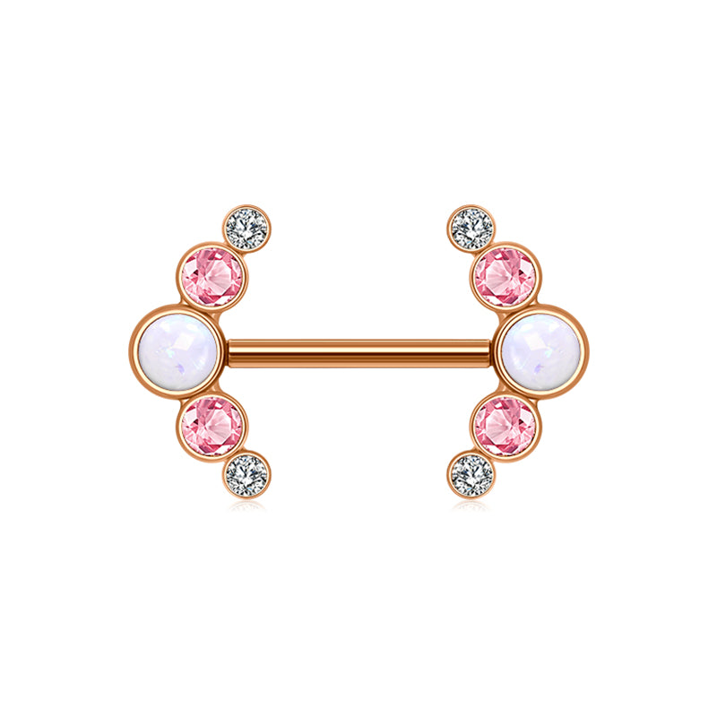 Opal-2 14mm Nipple barbell