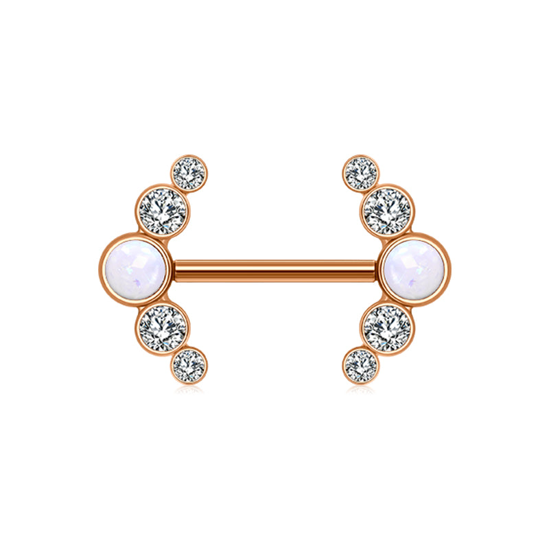 Opal-3 14mm Nipple barbell