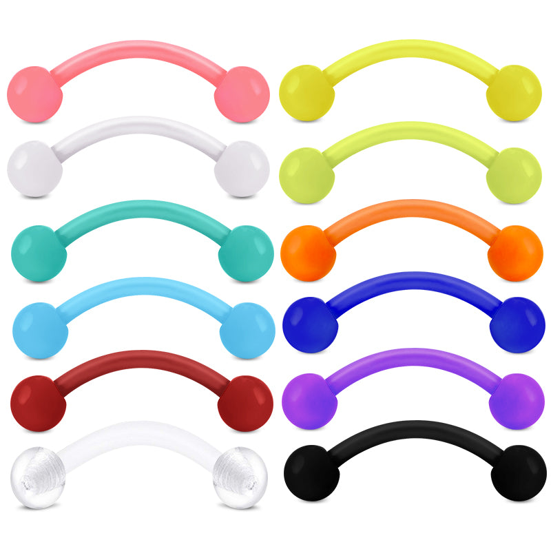 16gauge Plastic Snake Eyes Tongue Rings Colorful 10mm - BodyJewelryForYou.com bodyjewelryforyou 16gauge Plastic Snake Eyes Tongue Rings Colorful 10mm - BodyJewelryForYou.com bodyjewelryforyou