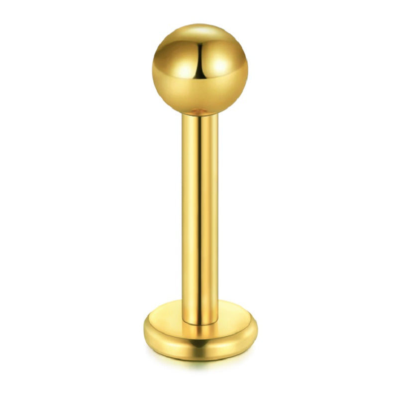 lip piercing gold ball