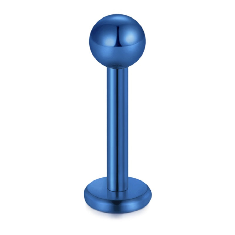 lip piercing blue ball