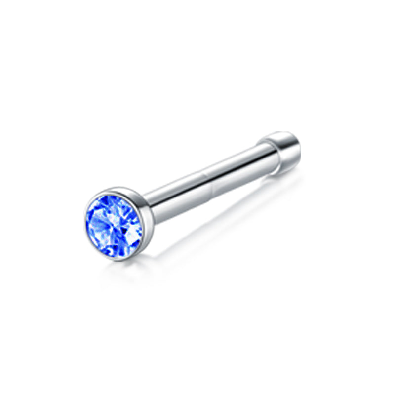 Cape Blue Diamond Nose Rings