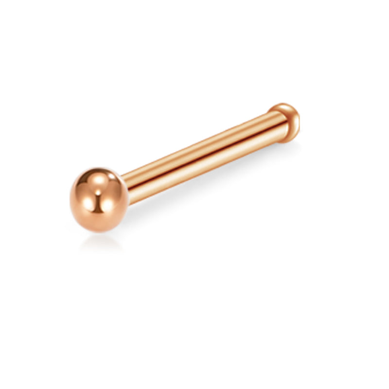 20G Rose Gold Nose Rings
