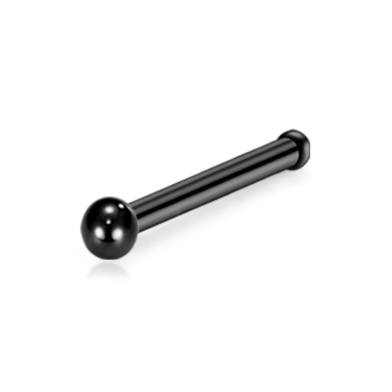 20G Black Nose Rings