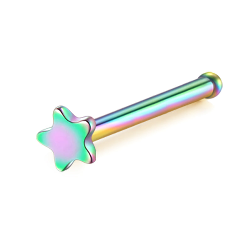 Rainbow Nose Stud