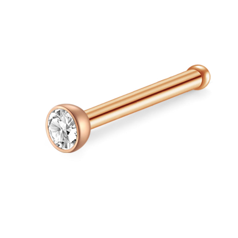 22G Rose Gold Nose Rings