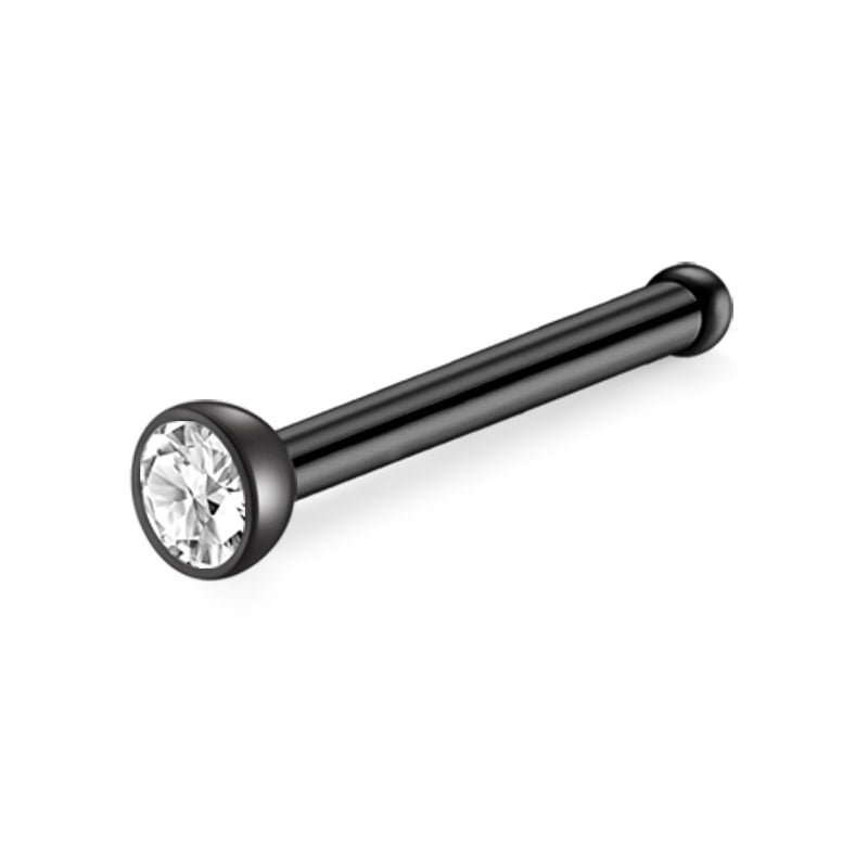 20G Black Nose Rings