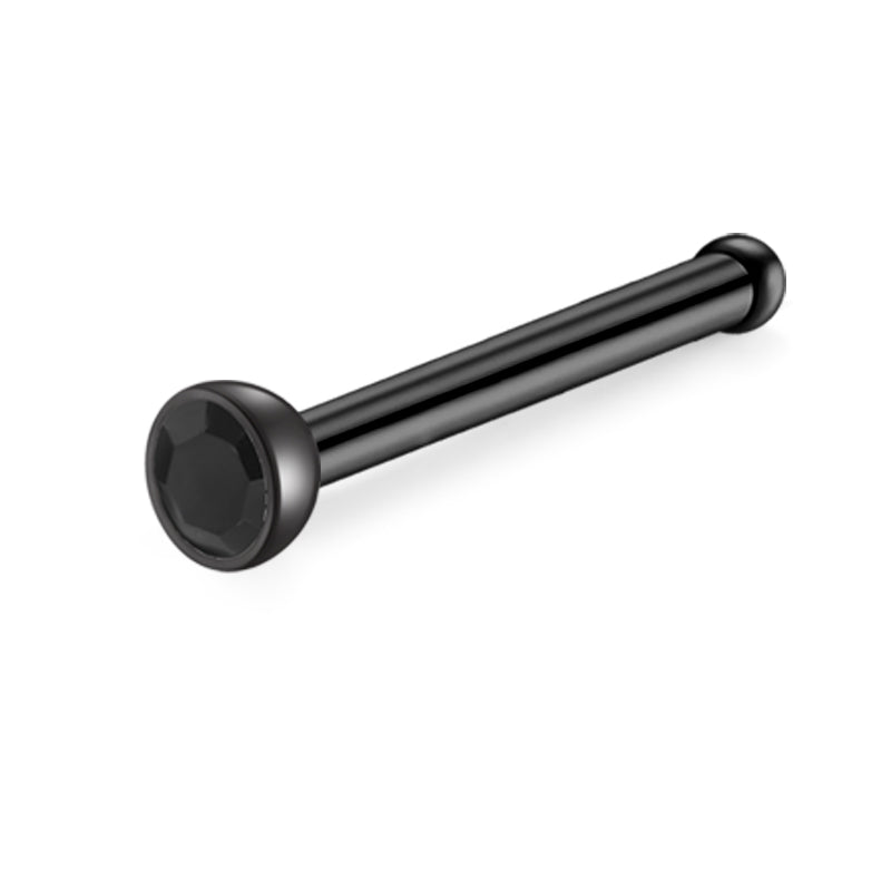 18G Black Nose Rings