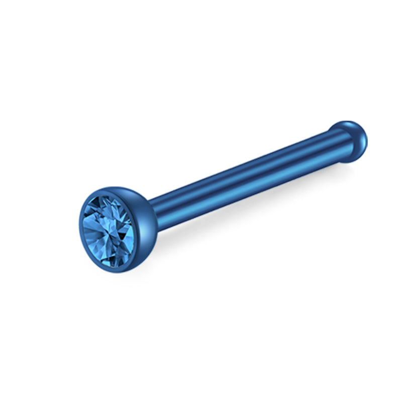 18G Blue Nose Rings