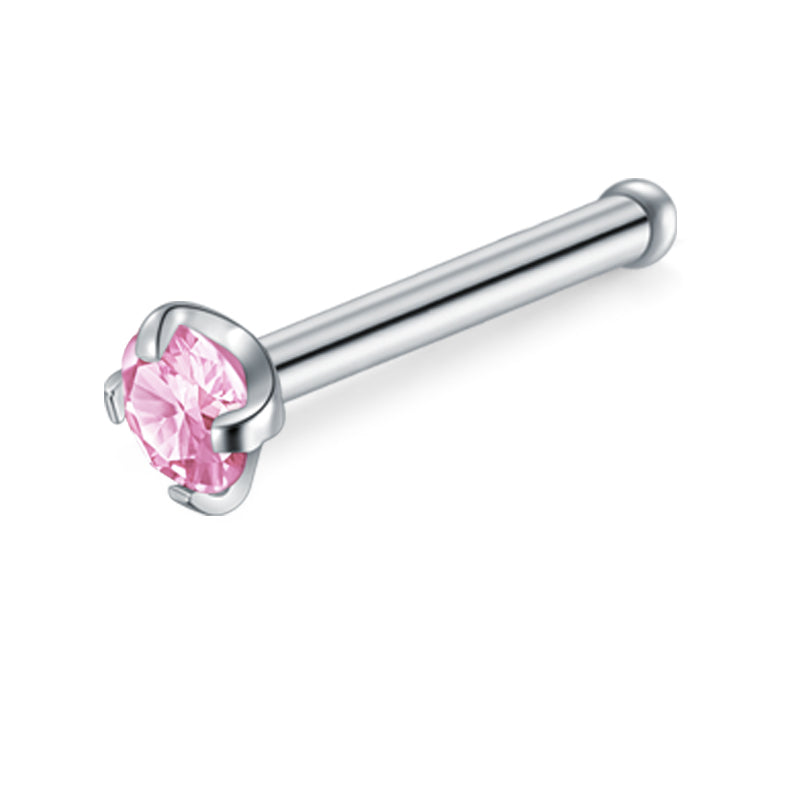20G Pink Nose Rings