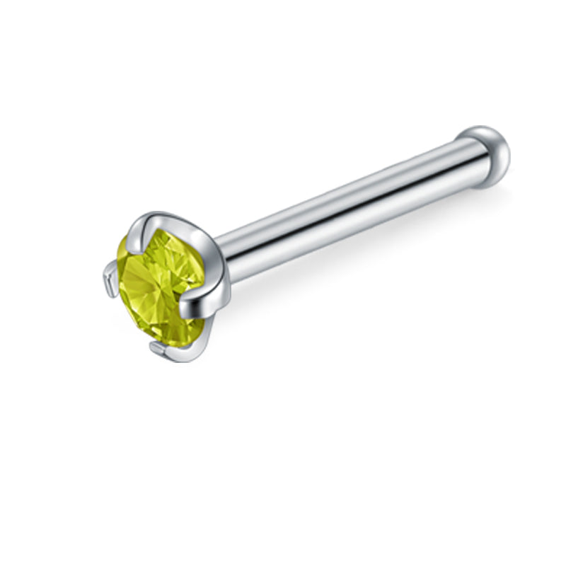 18G Olive green  Nose Rings