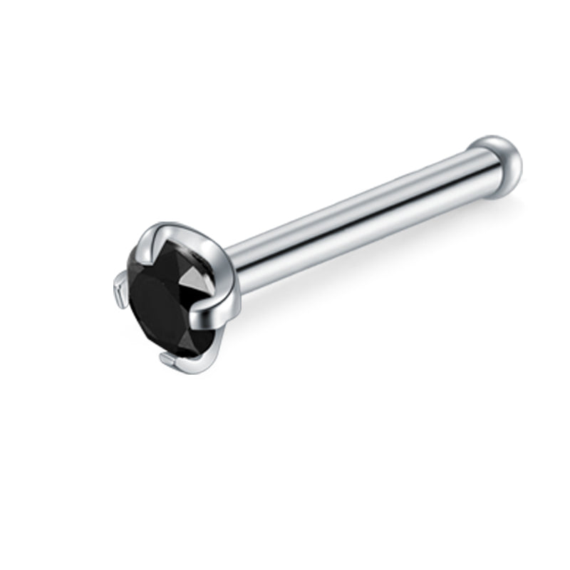 18G Black Nose Rings