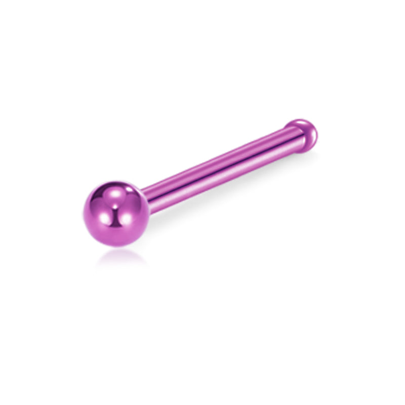 18G Purple Nose Rings