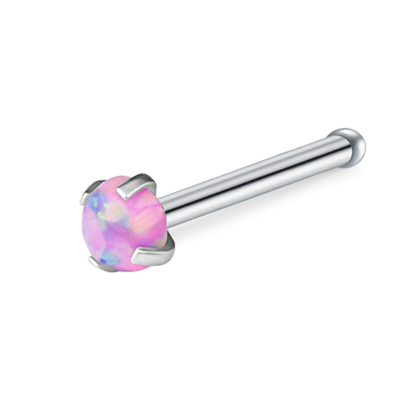 Pink Diamond Nose Rings