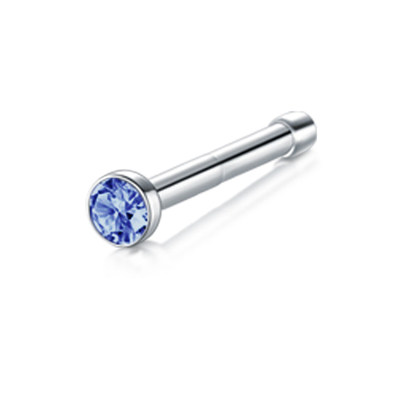 Blue Diamond Nose Rings