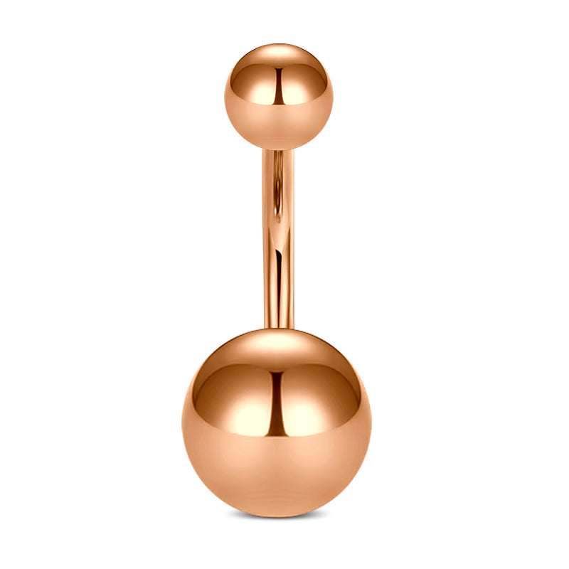 10mm Rose Gold Belly Button Ring