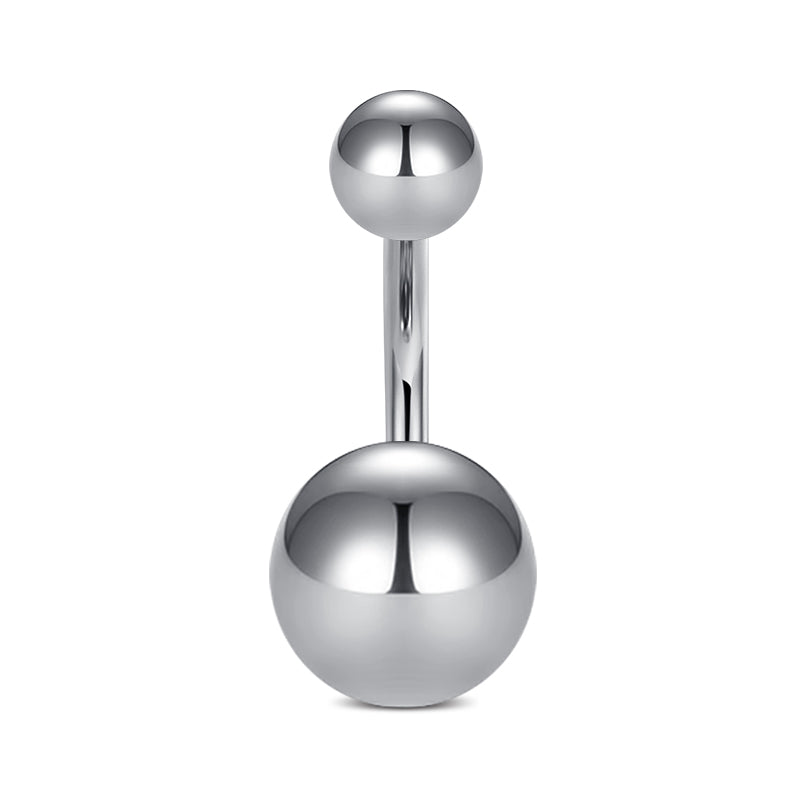 8mm Silver Belly Button Ring