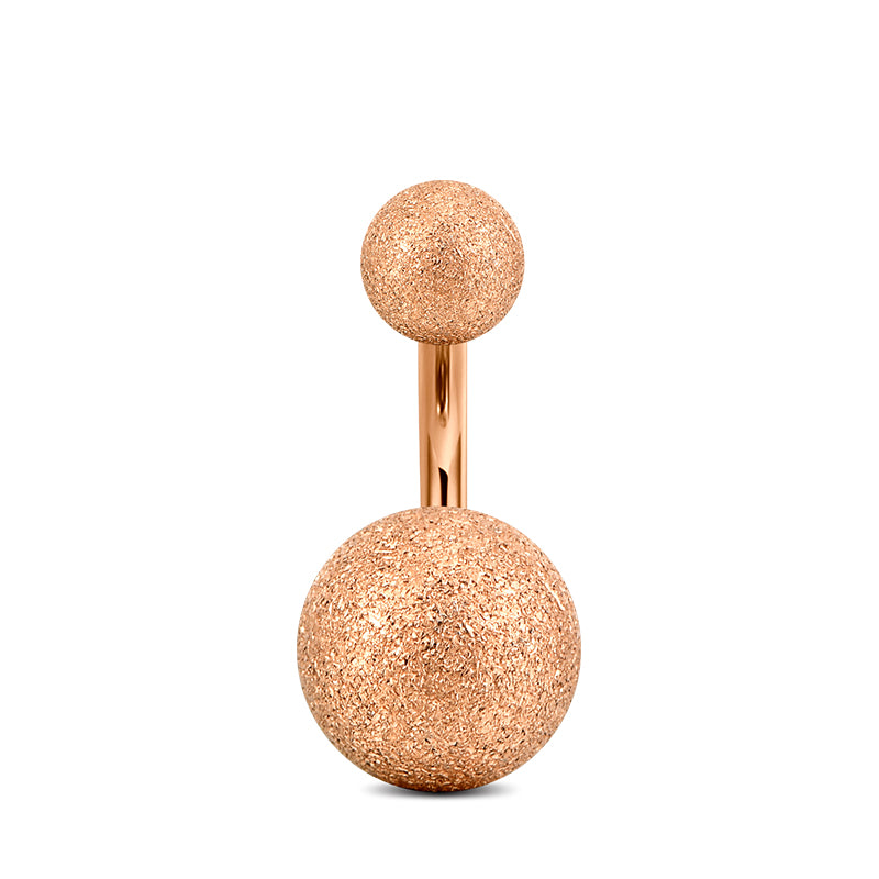 6mm Rose Gold Belly Button Ring
