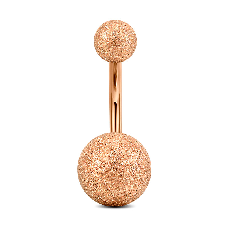 10mm Rose Gold Belly Button Ring