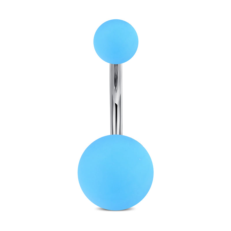 Light Blue Belly Button Ring