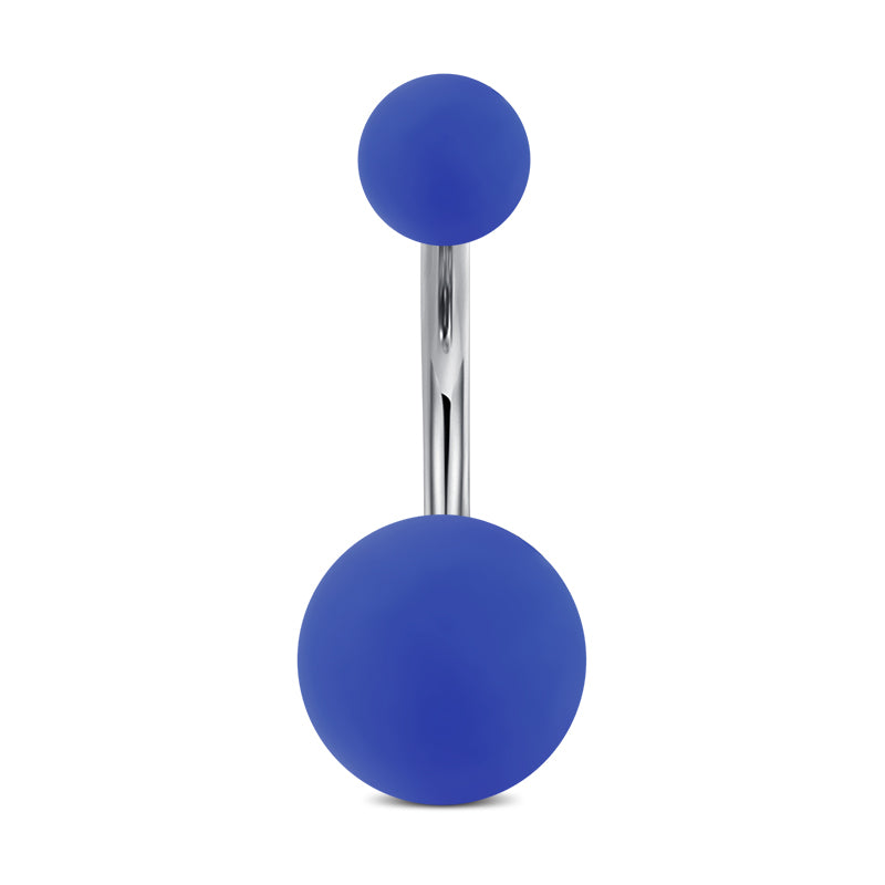 Dark Blue Belly Button Ring