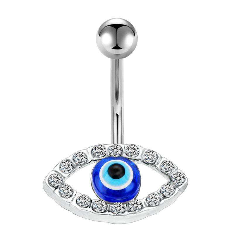 Evil Eyes belly ring