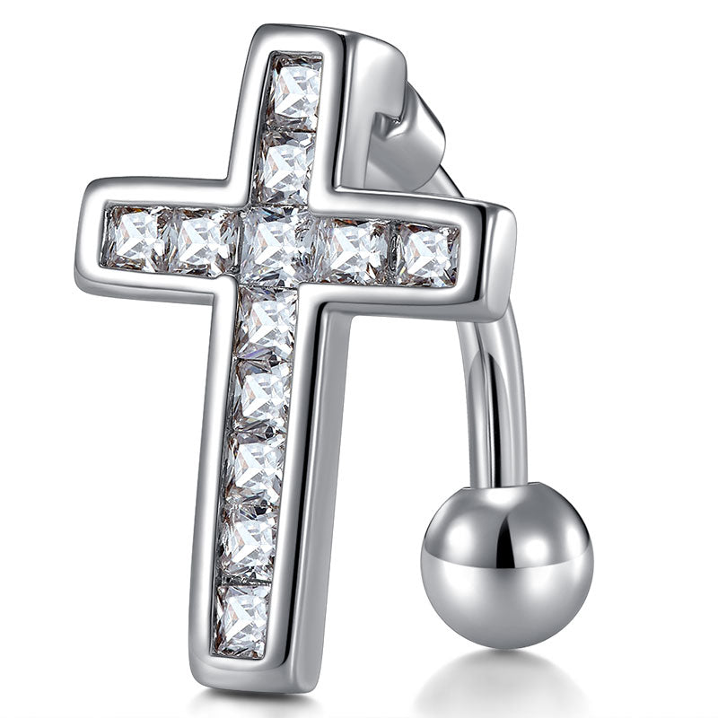 Silver Cross Reserved Belly Rings