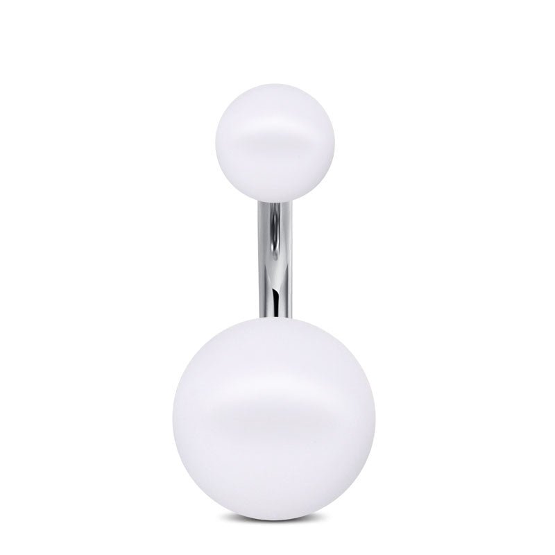 6 MM Clear ball Navel Ring