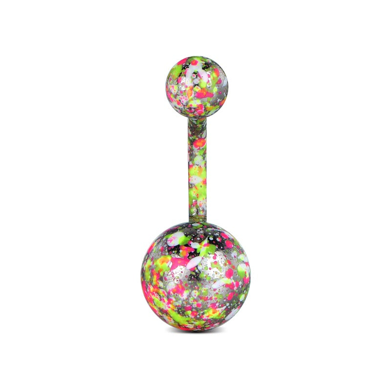Multi Color Belly Ring Yellow