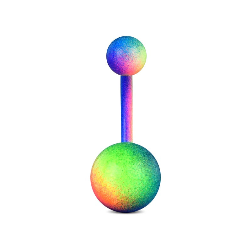 Multi Color Belly Ring Rainbow