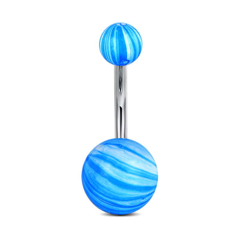 10 mm Blue Belly Ring