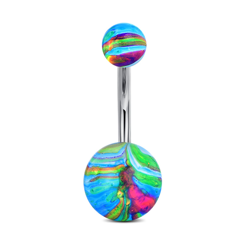 10 mm Mix Color Belly Ring