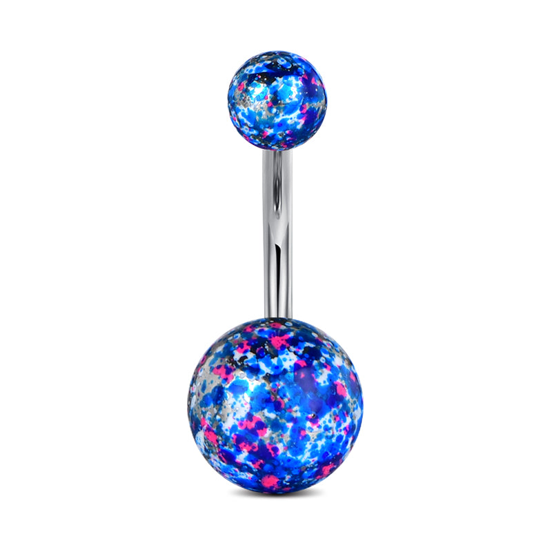 10 mm Dark Blue Belly Ring