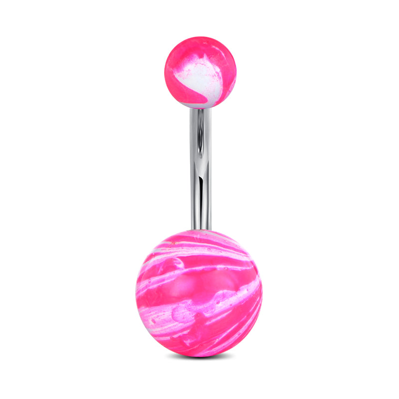 10 mm Pink Belly Ring