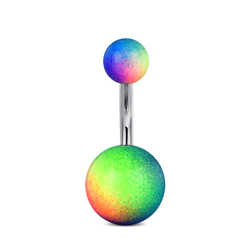 8 mm Rainbow Belly Ring