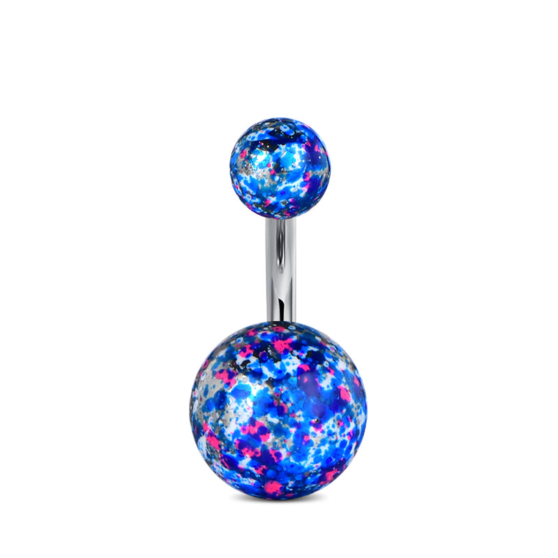 6 mm Dark Blue Belly Ring