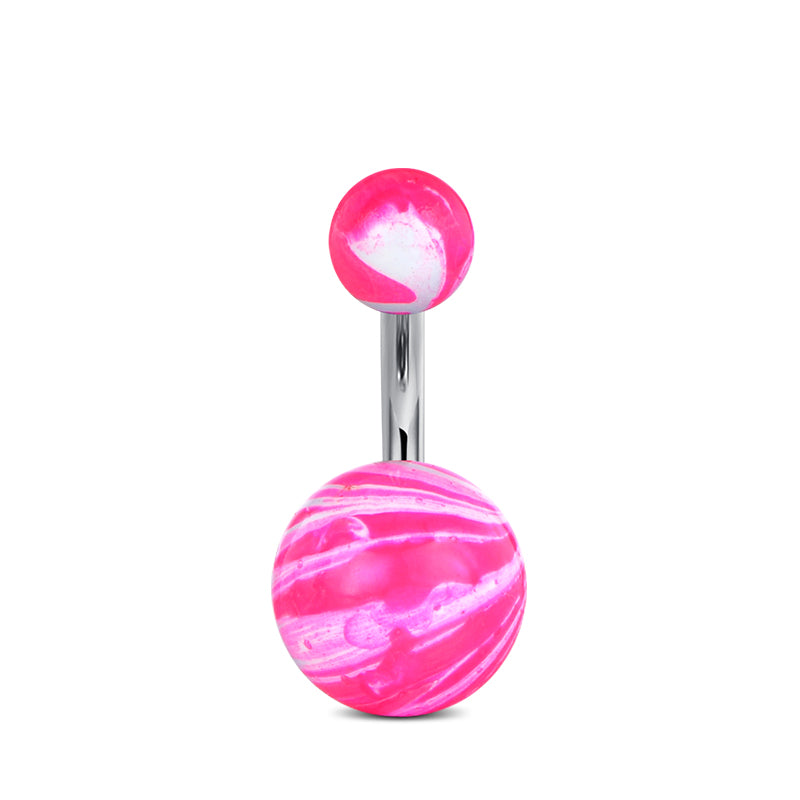 6 mm Pink Belly Ring