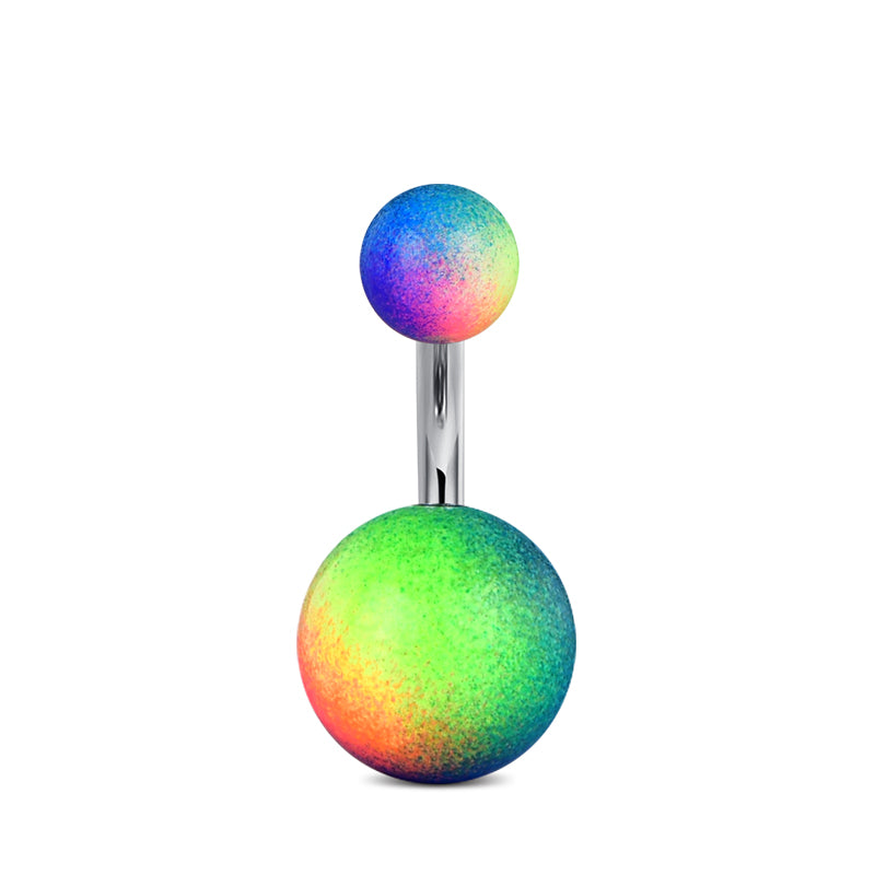 6 mm Rainbow Belly Ring