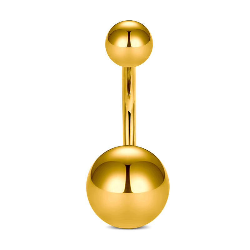 10mm Gold Belly Button Ring